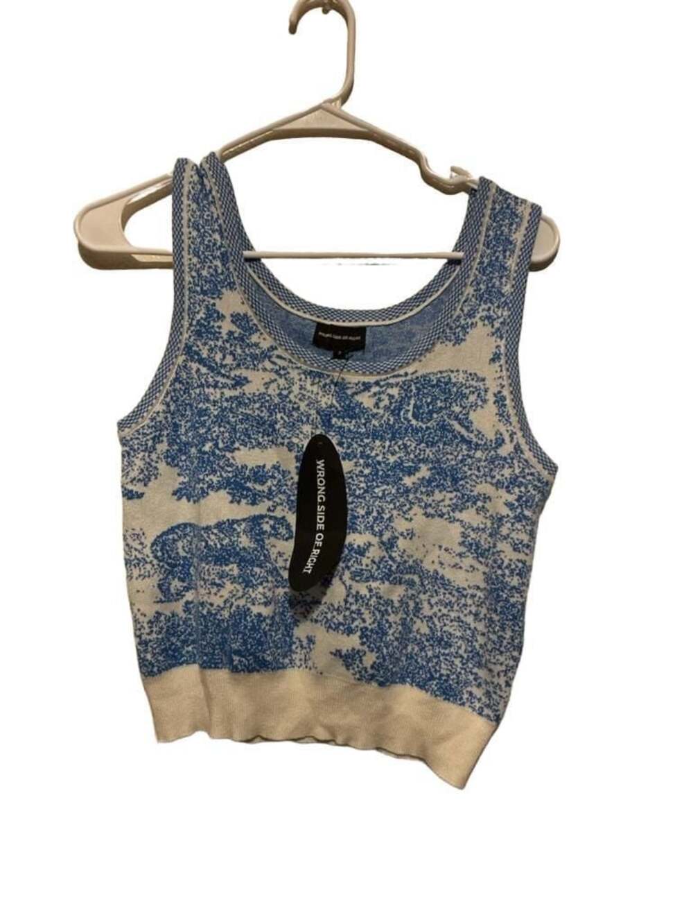 Wrong Side of Right Jungle Print Knit Tank Top Vest